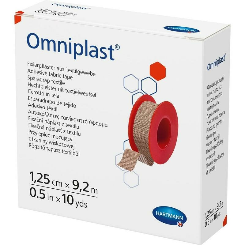 OMNIPLAST Fixierpflaster Textilgew.1,25 cmx9,2 m