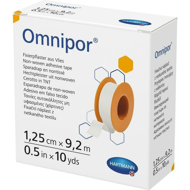 OMNIPOR Fixierpflaster Vlies 1,25 cmx9,2 m
