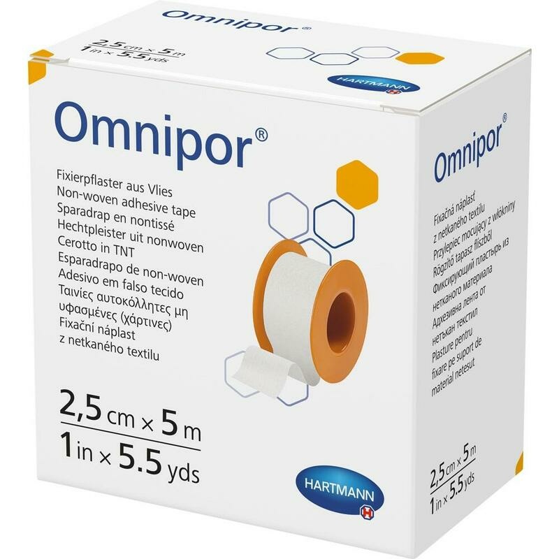 OMNIPOR Fixierpflaster Vlies 2,5 cmx5 m