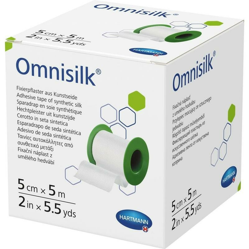 OMNISILK Fixierpflaster Kunstseide 5 cmx5 m