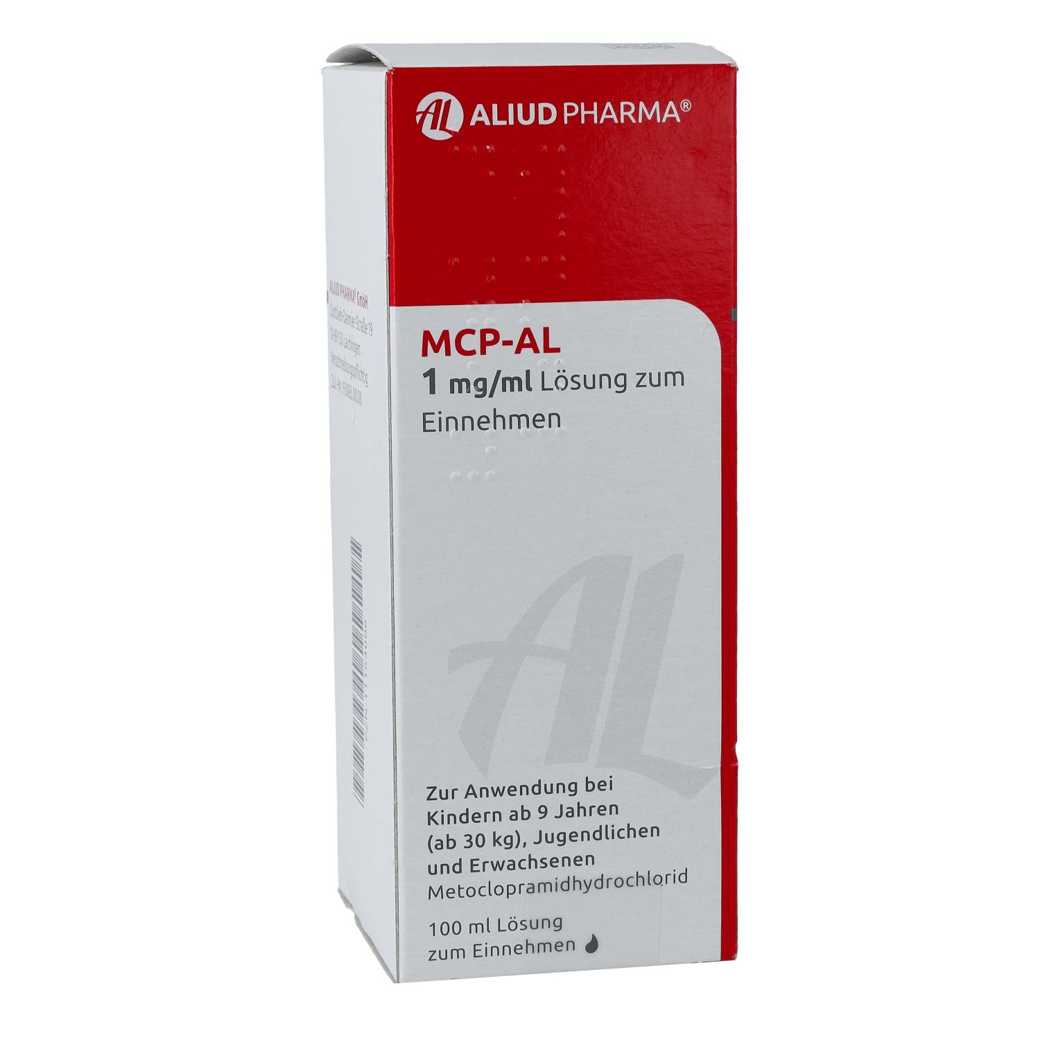 MCP-AL 1 mg/ml Lösung zum Einnehmen