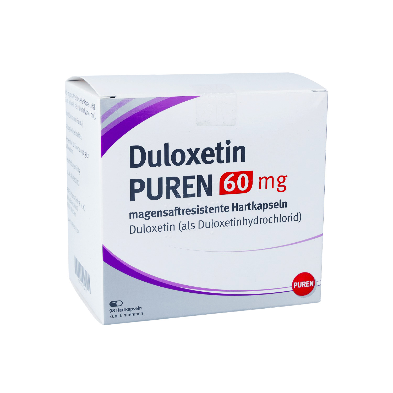 DULOXETIN PUREN 60 mg magensaftresist.Hartkapseln