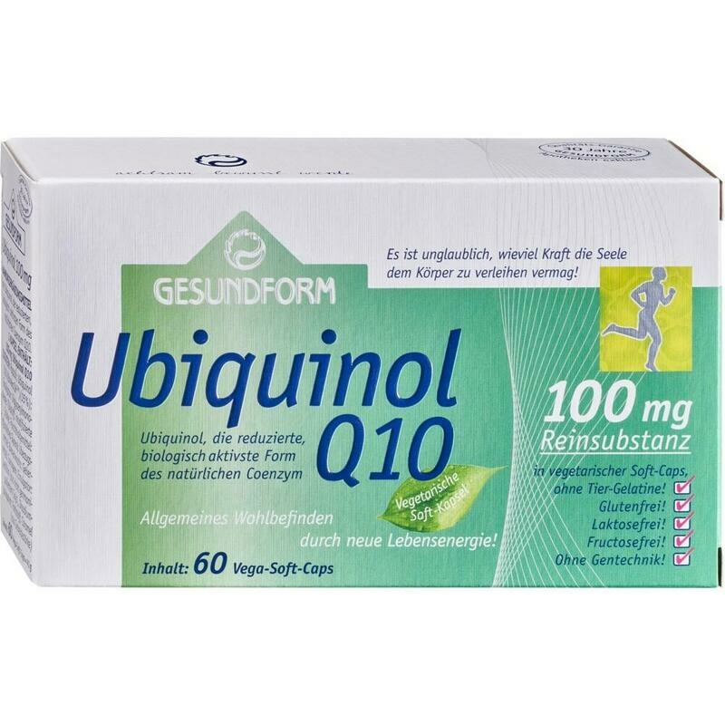 GESUNDFORM Ubiquinol Q10 100 mg Vega-Soft-Caps