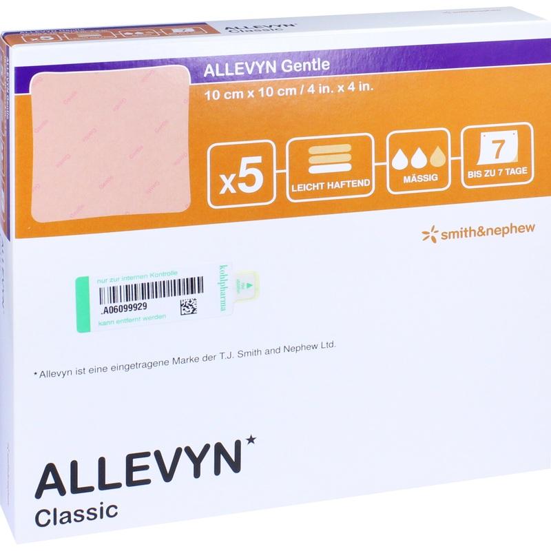 ALLEVYN Gentle 10x10 cm Schaumverband