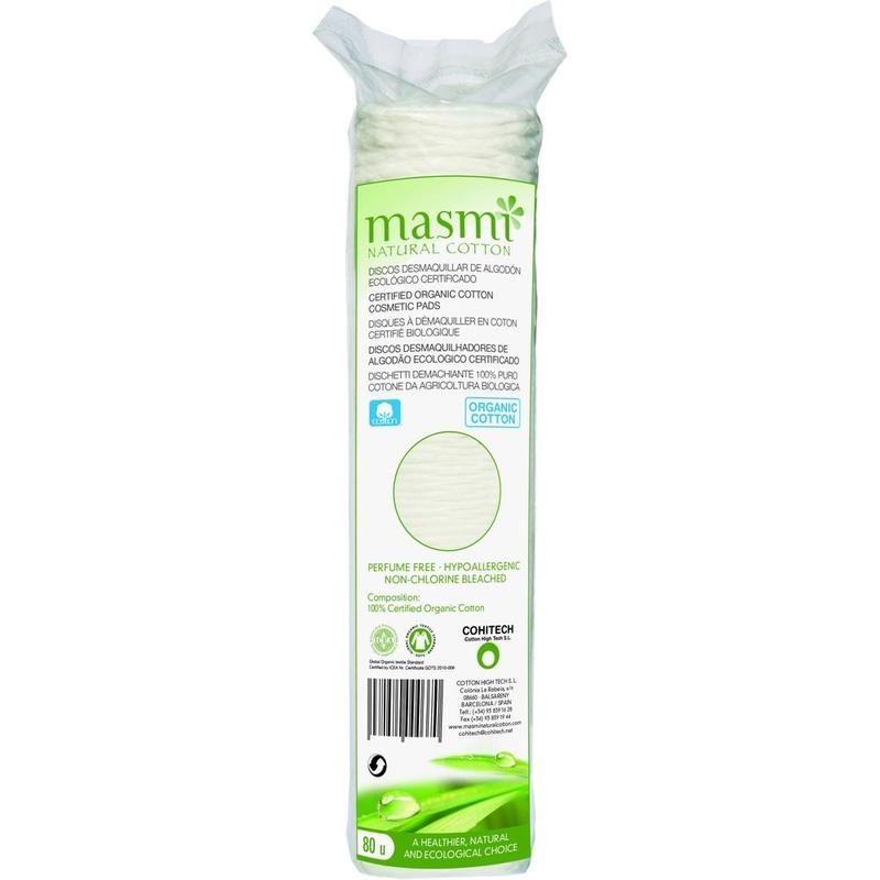 BIO KOSMETIKPADS 100% Bio-Baumwolle MASMI
