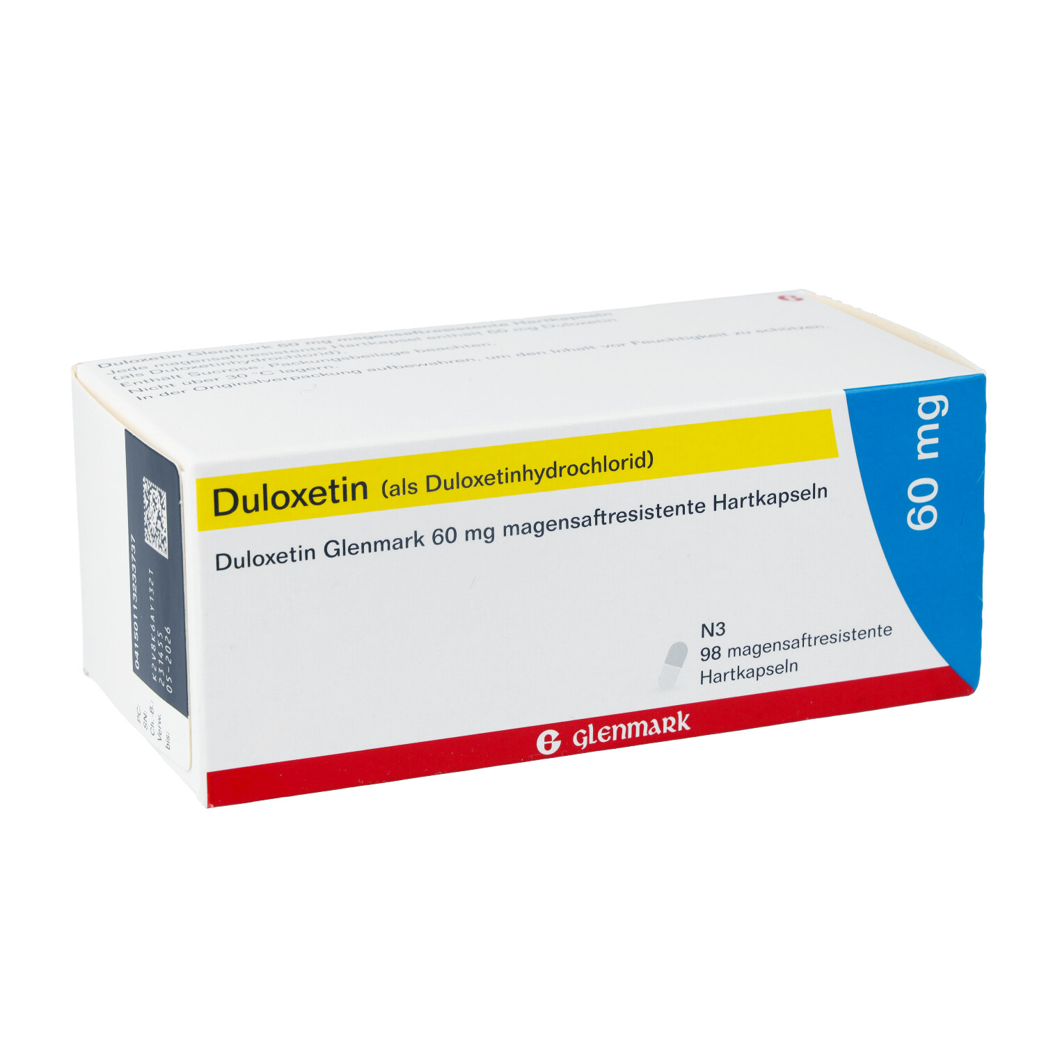 DULOXETIN Glenmark 60 mg magensaftres.Hartkapseln