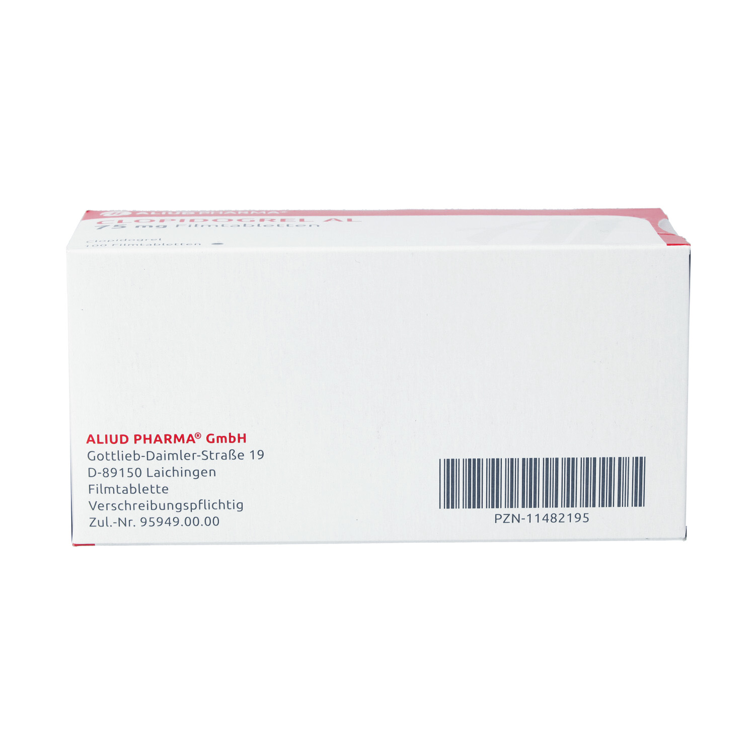 CLOPIDOGREL AL 75 mg Filmtabletten