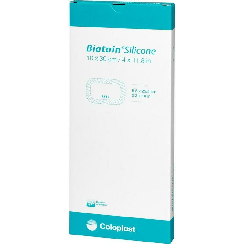 BIATAIN Silicone Schaumverband 10x30 cm