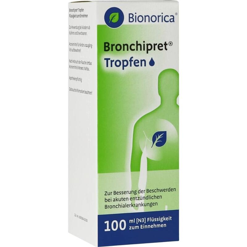 Bronchipret Tropfen bei festsitzendem Husten & akuter Bronchitis