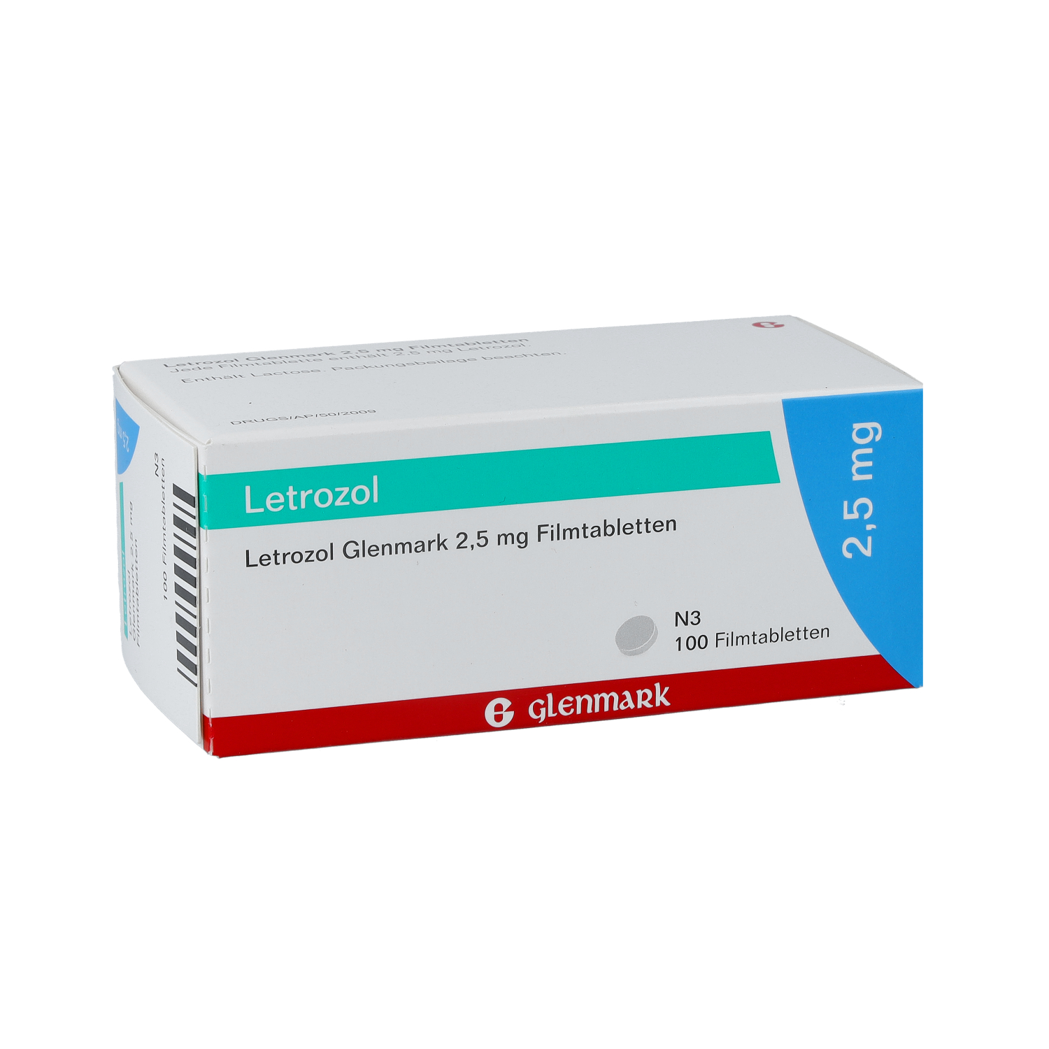 LETROZOL Glenmark 2,5 mg Filmtabletten