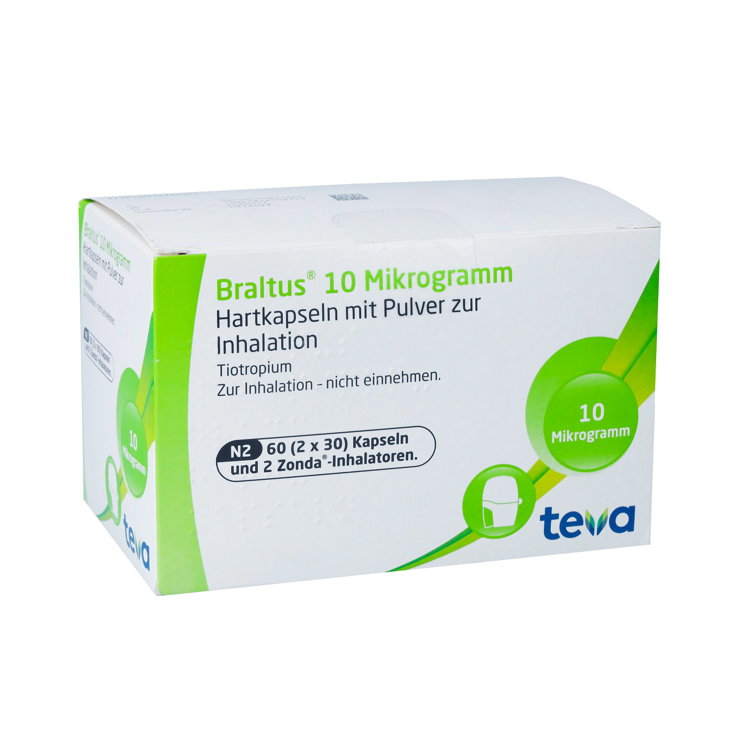 BRALTUS 10 μg + 2 Zonda-Inhalat.Hartk.m.Plv.z.Inh.