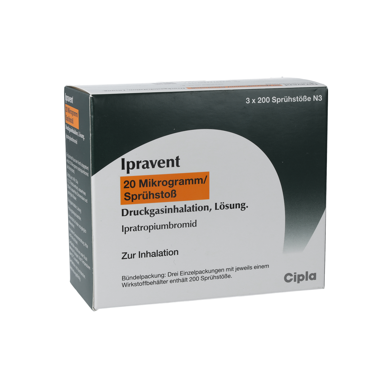 IPRAVENT 20 Mikrogramm/Sprühstoß Druckgasinhalat.