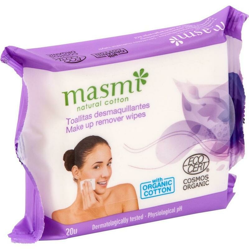 BIO MAKE-UP Reinigungstücher 100% Baumwolle MASMI