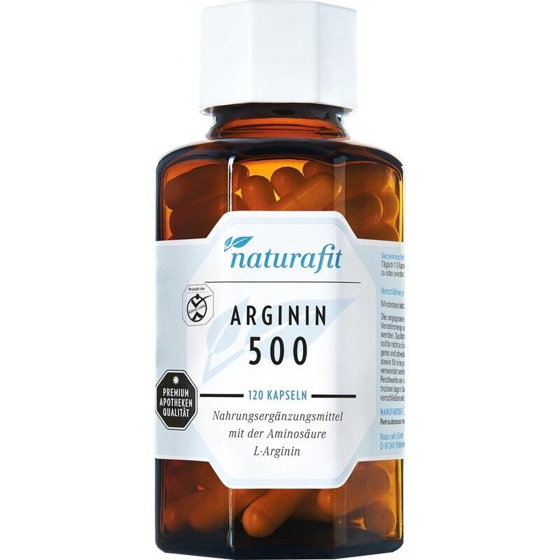NATURAFIT Arginin 500 Kapseln