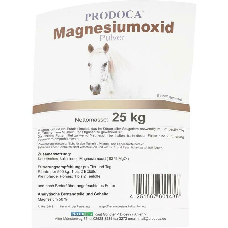 MAGNESIUMOXID Pulver vet.