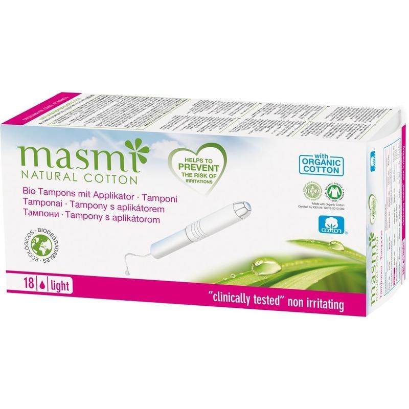 BIO TAMPONS light mini m.Applikator 100% BW MASMI