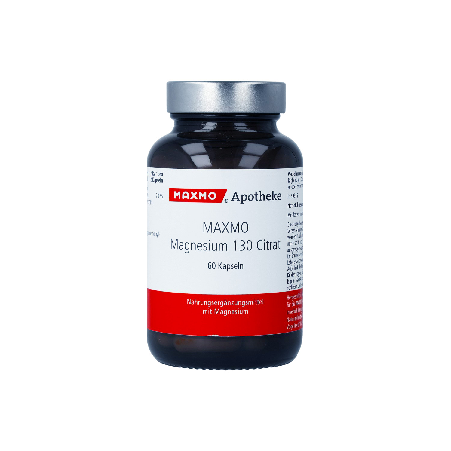 MAXMO Magnesium 130 Citrat Kapseln