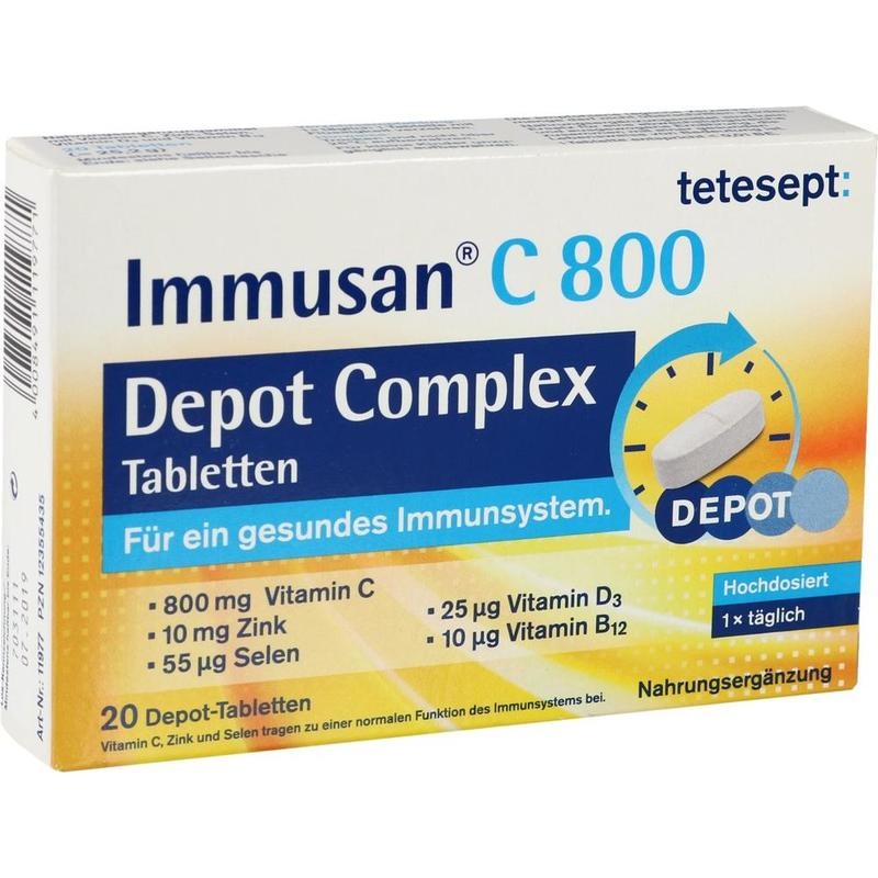 TETESEPT Immusan C 800 Depot Complex Tabletten