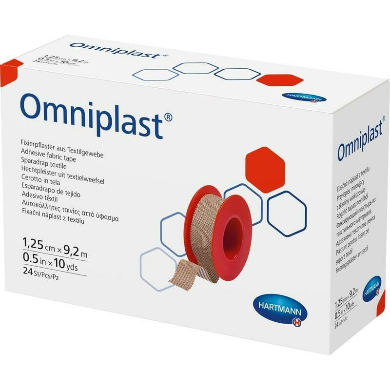 OMNIPLAST Fixierpflaster Textilgew.1,25 cmx9,2 m