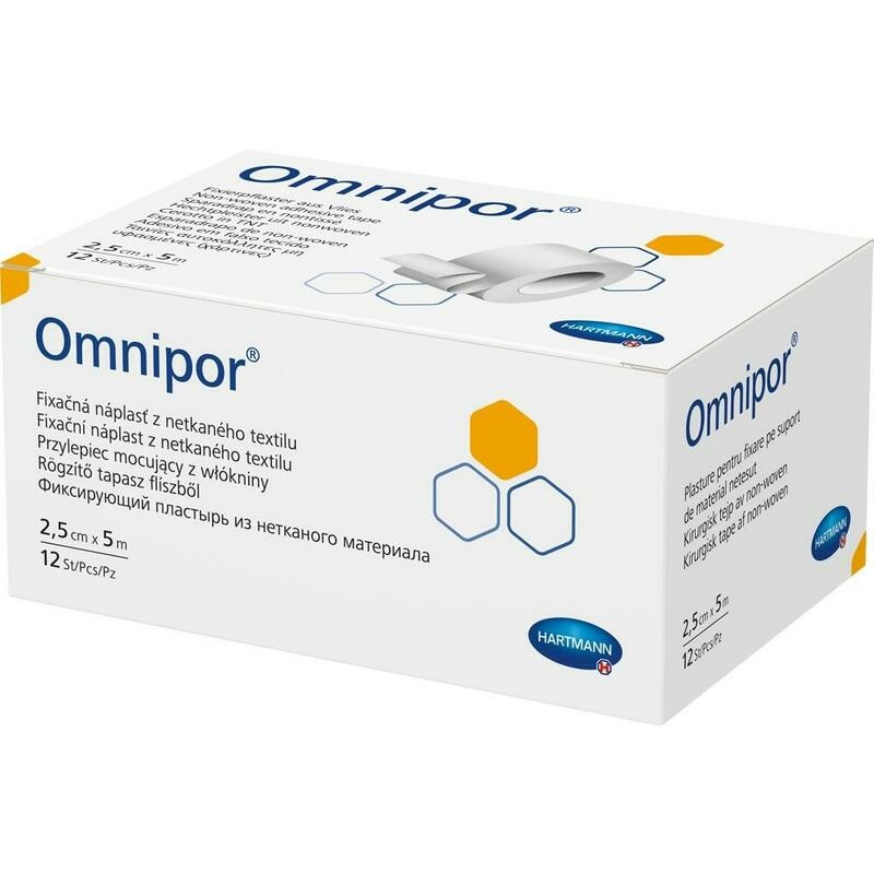 OMNIPOR Fixierpflaster Vlies 2,5 cmx5 m