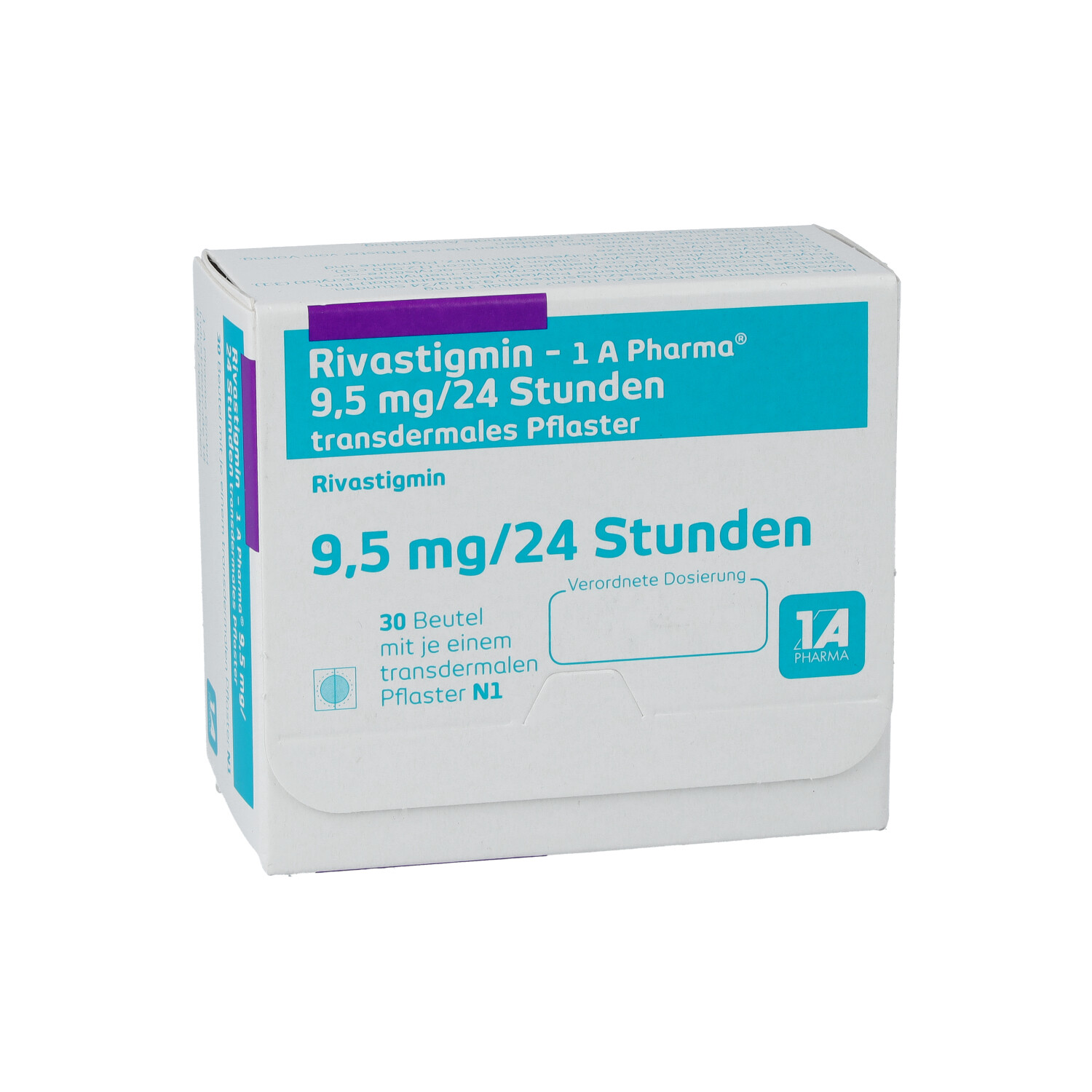 RIVASTIGMIN-1A Pharma 9,5 mg/24 Std. transd.Pfl.
