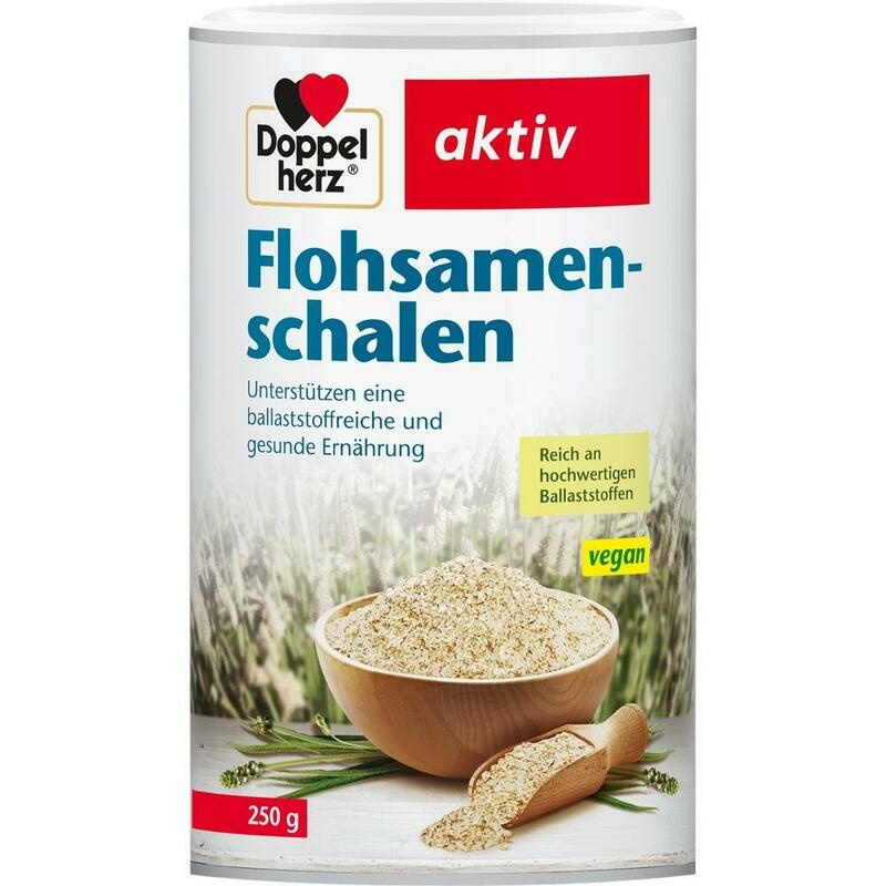 DOPPELHERZ Flohsamenschalen Pulver