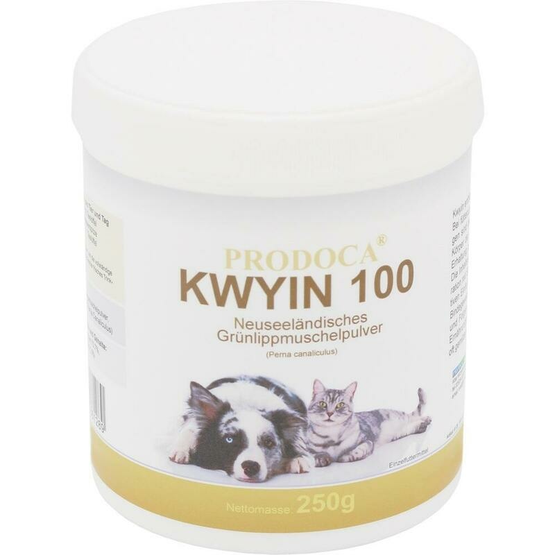 GRÜNLIPPENMUSCHEL KWYIN 100 Pulver f.Hunde/Katzen