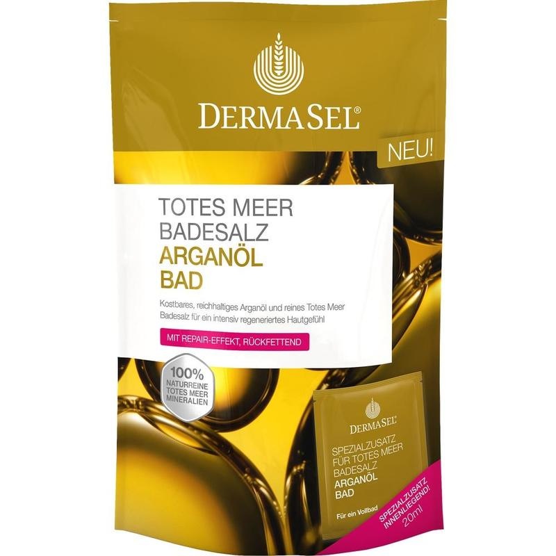 DERMASEL Totes Meer Badesalz+Arganöl