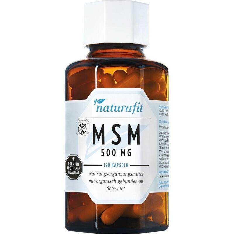 NATURAFIT MSM 500 mg Kapseln