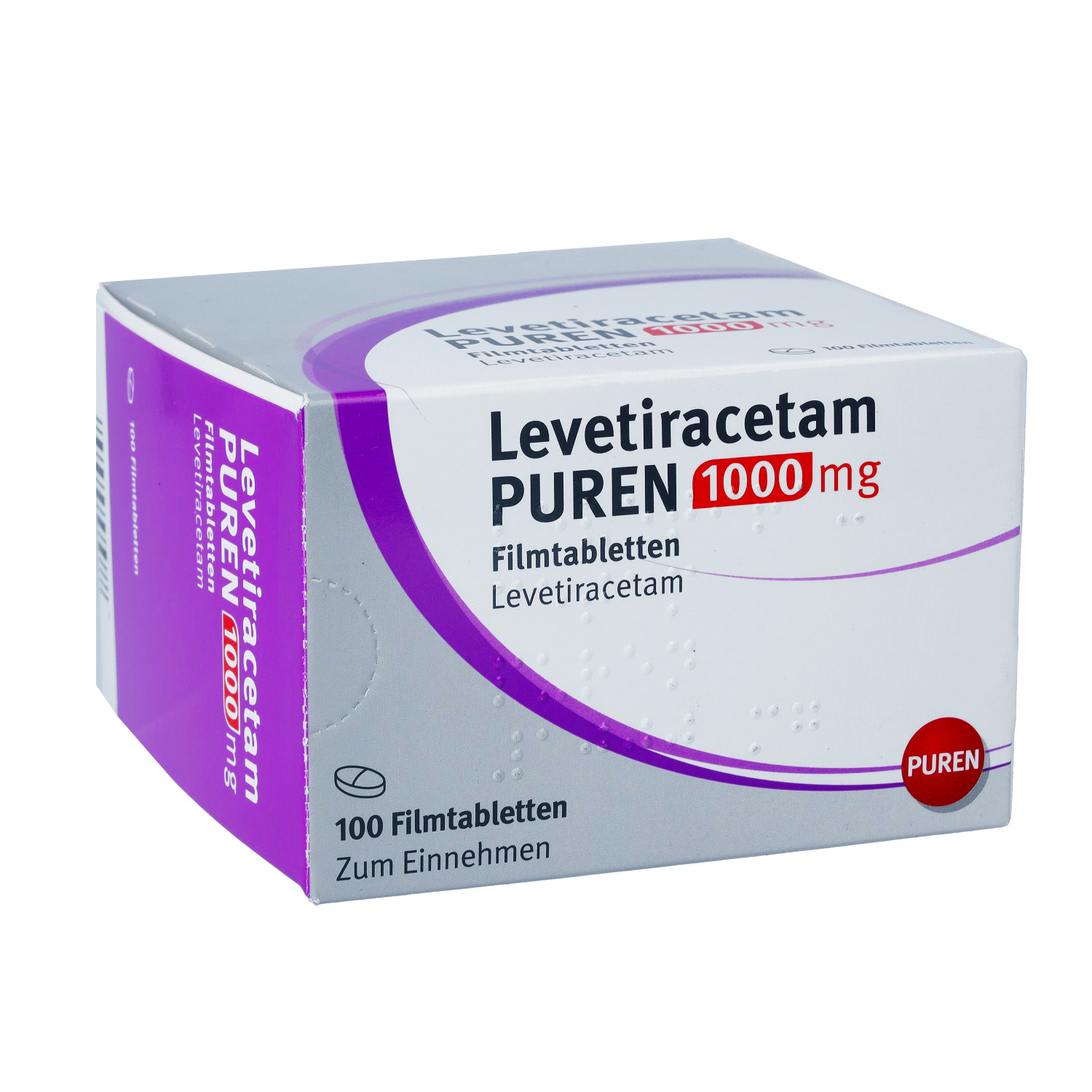 LEVETIRACETAM PUREN 1000 mg Filmtabletten