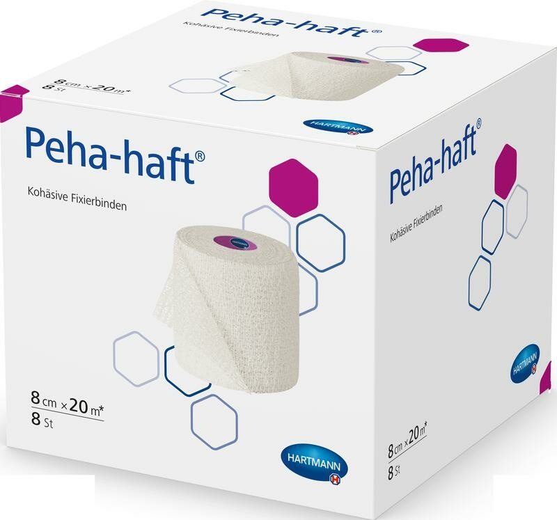 PEHA-HAFT Fixierbinde latexfrei 8 cmx20 m