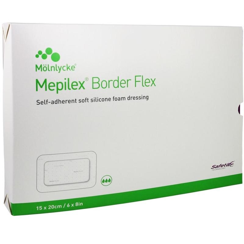 MEPILEX Border Flex Schaumverb.haft.15x20 cm