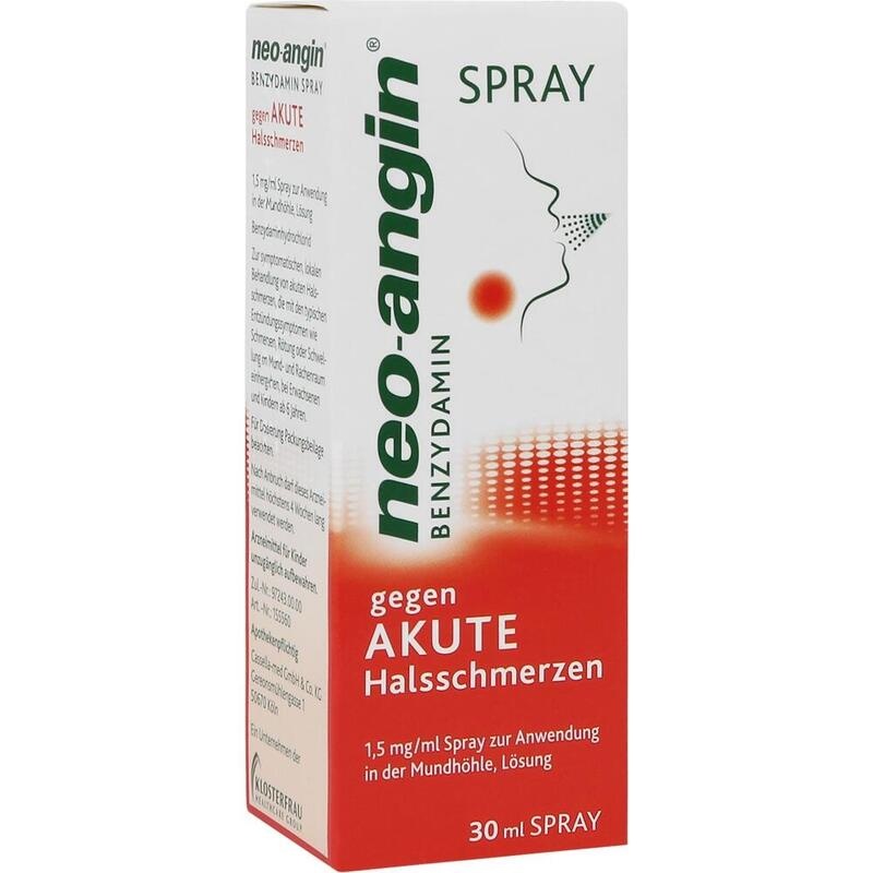 neo-angin Benzydamin Spray – Gegen akute Halsschmerzen