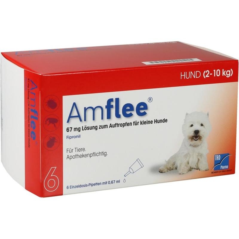 AMFLEE 67 mg Spot-on Lsg.f.kleine Hunde 2-10kg