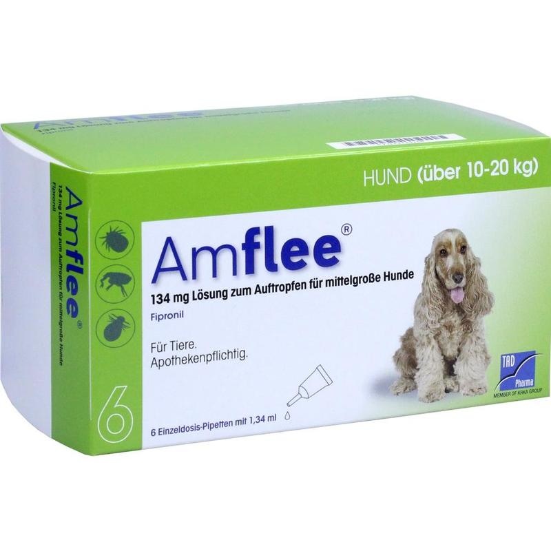 AMFLEE 134 mg Spot-on Lsg.f.mittelgr.Hunde 10-20kg
