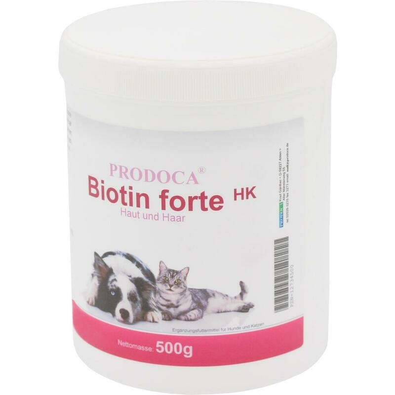 BIOTIN FORTE HK Haut u.Haar Pulver f.Hunde/Katzen