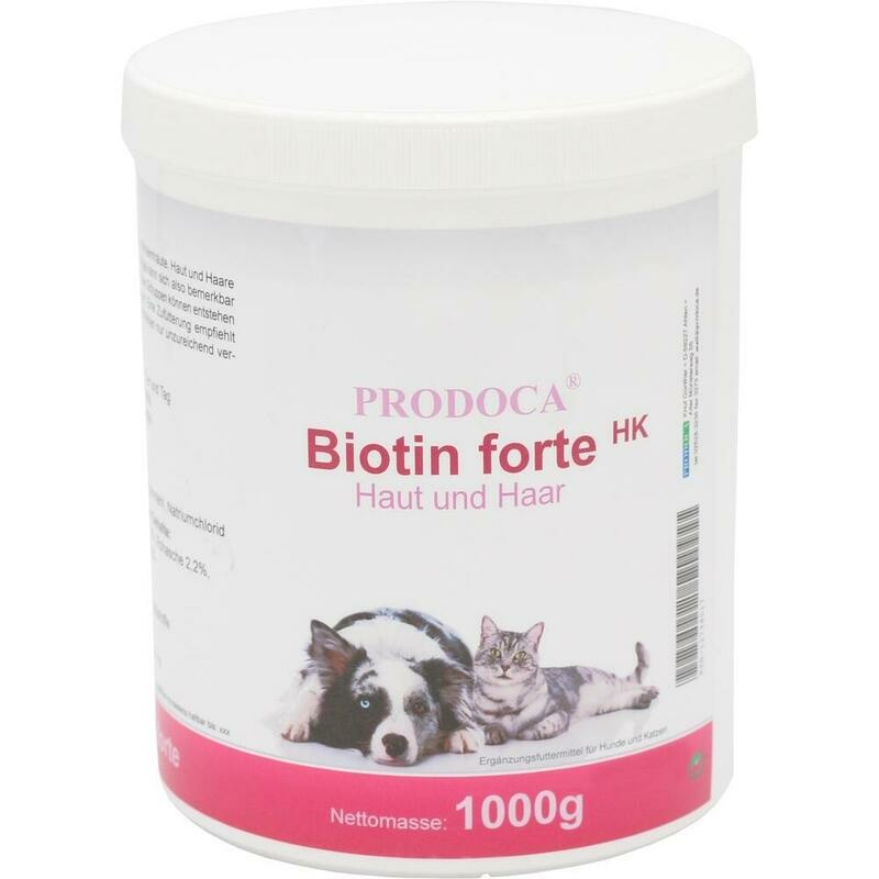 BIOTIN FORTE HK Haut u.Haar Pulver f.Hunde/Katzen