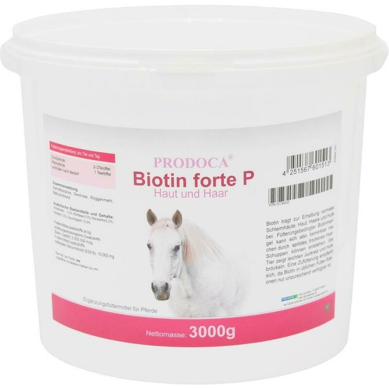 BIOTIN FORTE P Haut u.Haar Pulver f.Pferde