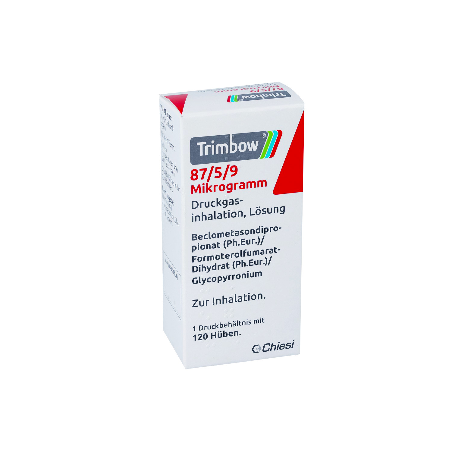 TRIMBOW 87 μg/5 μg/9 μg 120 Hub Druckgasinhalation
