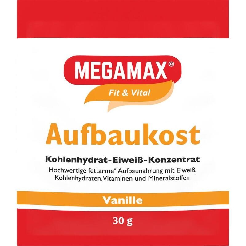 MEGAMAX Aufbaukost Vanille Pulver