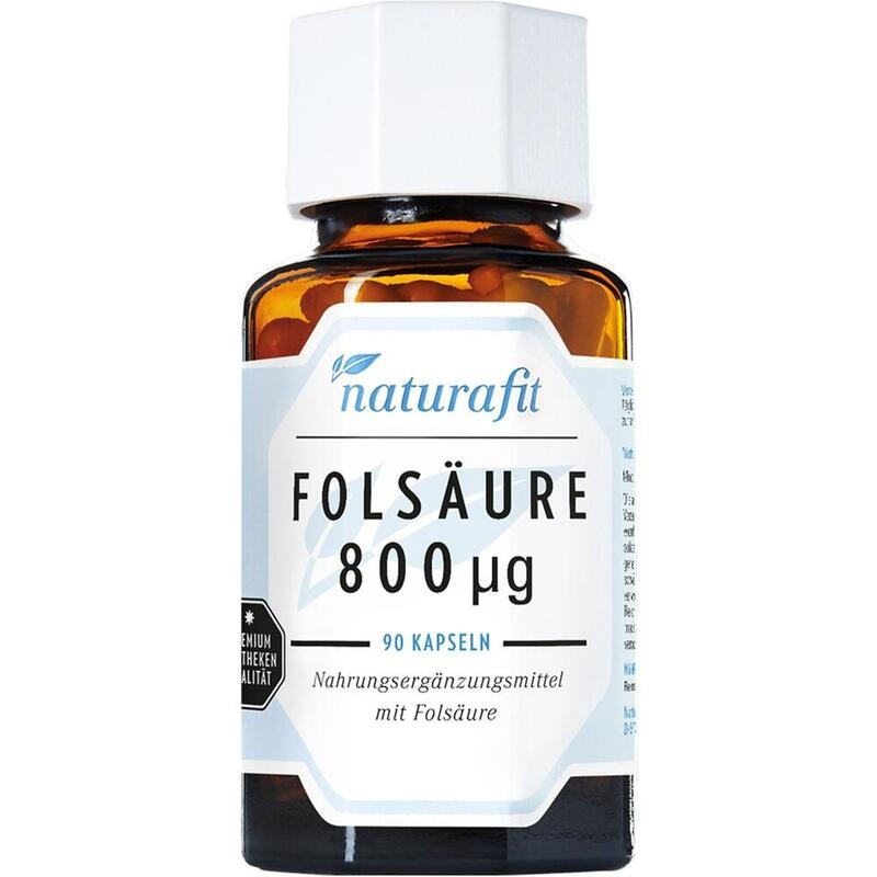 NATURAFIT Folsäure 800 μg Kapseln
