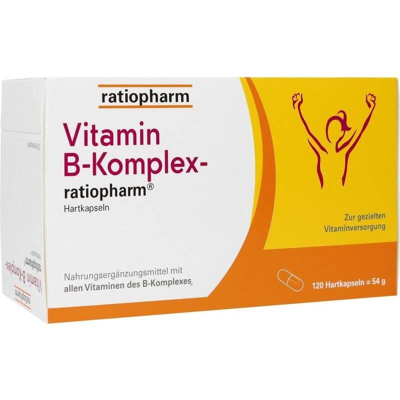 Vitamin B-Komplex-ratiopharm Hartkapseln – Alle 8 B-Vitamine in 1 Kapsel