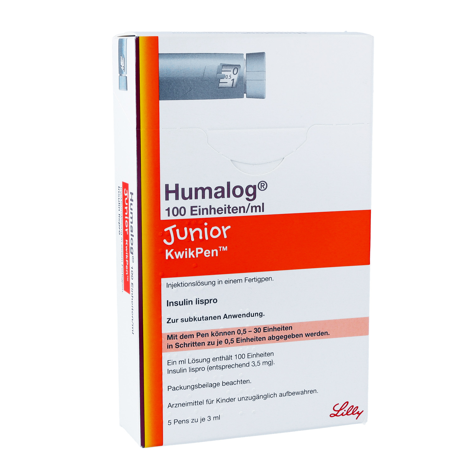 HUMALOG 100 E/ml Junior KwikPen Injektionslsg.