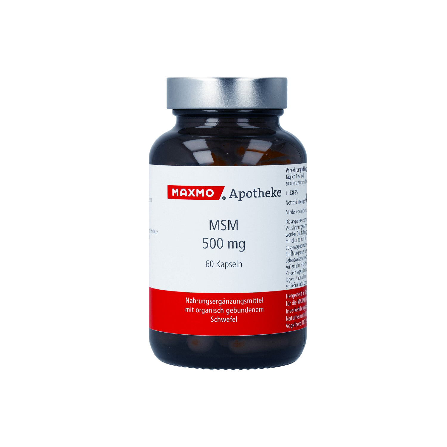 MAXMO MSM 500 mg Kapseln