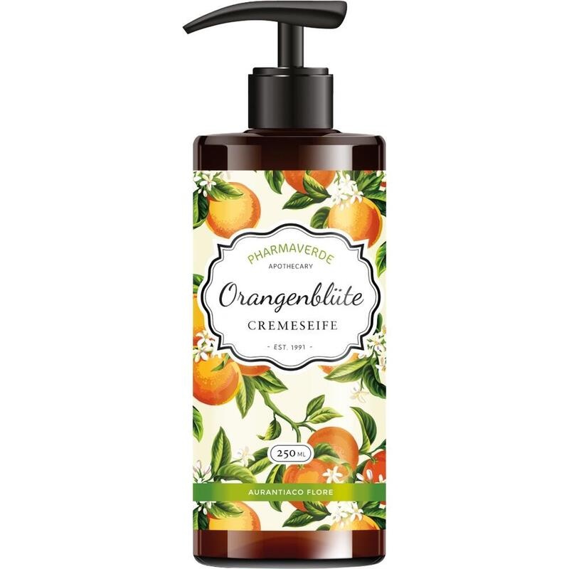PHARMAVERDE Orangenblüte Cremeseife