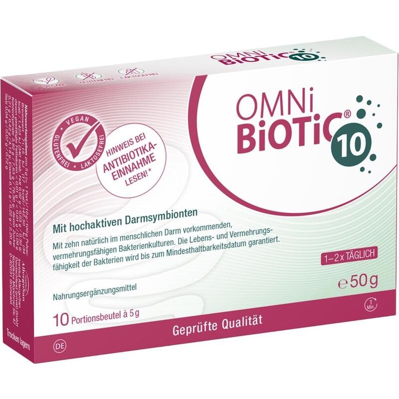 OMNi-BiOTiC 10 Beutel – Bei Antibiotika, Durchfall & Verdauungsproblemen