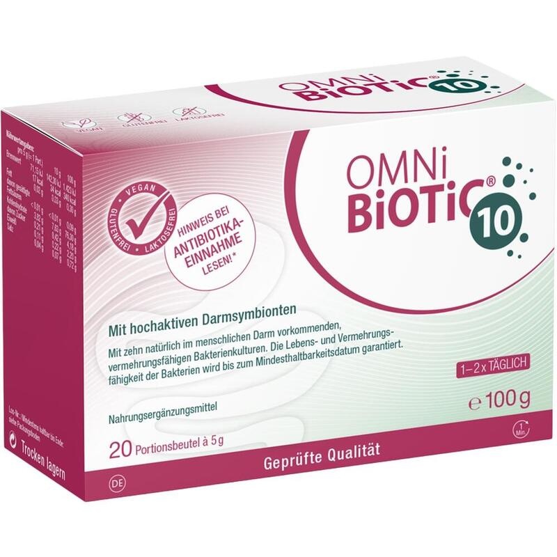 OMNi-BiOTiC 10 Beutel – Bei Antibiotika, Durchfall & Verdauungsproblemen