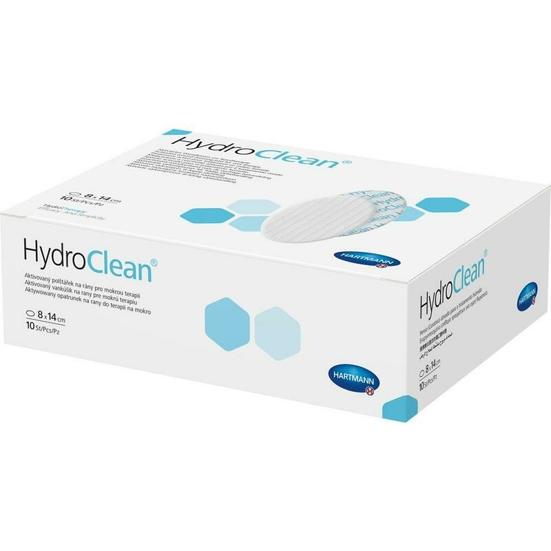 HYDROCLEAN Kompressen 8x14 cm oval steril
