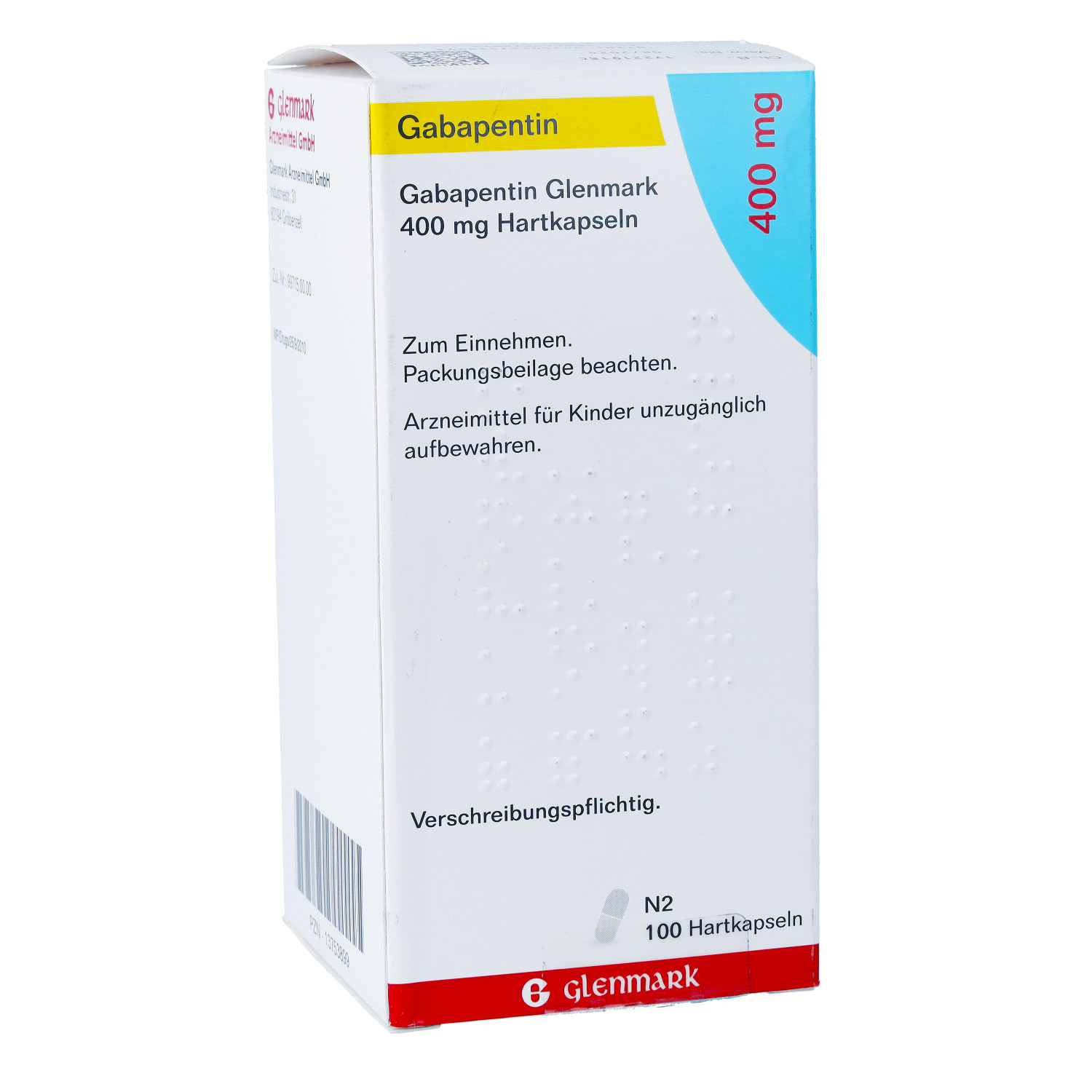 GABAPENTIN Glenmark 400 mg Hartkapseln