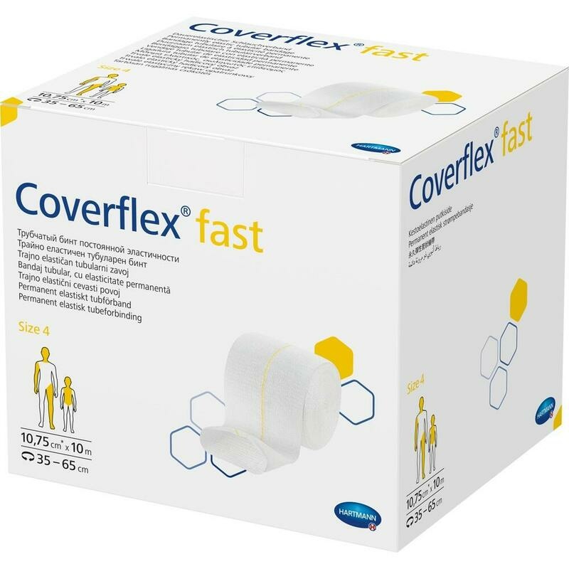 COVERFLEX fast Schlauchverb.Gr.4 10,75cmx10 m weiß